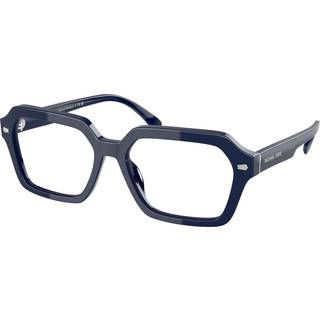 Michael Kors Mand MK4127 KINLOCH 4009 Optiske stel Acetat Blå Transparent Firkantet Normal