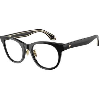 Giorgio Armani Kvinde AR7269 5001 Optiske stel Acetat Sort Transparent Rund Normal