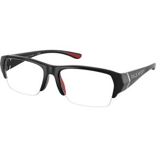 Polo Ralph Lauren Mand PH2279U 5001 Optiske stel Injiceret Sort Transparent Firkantet Normal