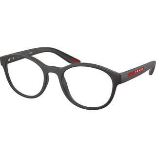 Prada Linea Rossa Mand PS 07PV 18K1O1 Optiske stel Nylon Grå Transparent Pantos Normal