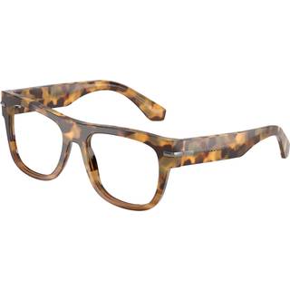 Dolce & Gabbana Mand DG3407 3437 Optiske stel Acetat Skildpadde Transparent Firkantet Normal
