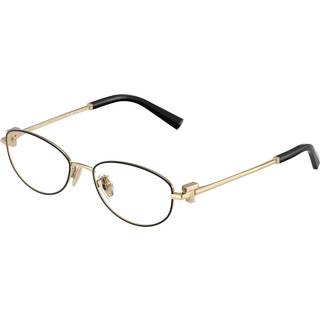 Tiffany & Co. TF1162TD Asian Fit 6164 52 Briller Kvinder Black - Black On Pale Gold - 52mm