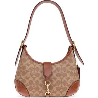 Coach Hamptons Signature Skuldertaske brun