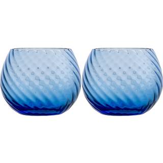 Byon Opacity Vandglas 2-pak - Drikkeglas Mundblæst Glas Blå - 5281602712