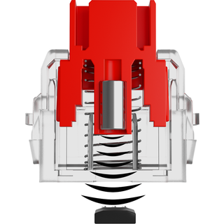 Glorious HE Switches (36pcs) - Fox - Lubed - [Linear] 45g - Key Switches