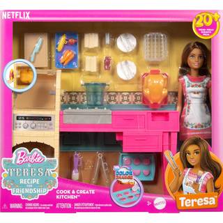 Barbie And Teresa Recipe For Friendship - kokk og skap køkkenlegesæt