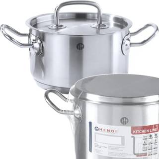 Mellemstørrelse gryde med låg, 15l, til alle komfurer, ø320x(h)190mm