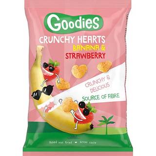 Goodies Crunchy hearts Banana & Strawberry - 30 g