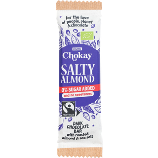 Chokay Dark Salty Almond Økologisk - 35 g