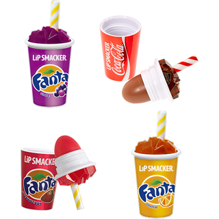 Lip Smacker Coca - Cola / Fanta Jordbær Lip Balm Bedste Smag