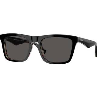 Burberry Mand BE4434 412187 Solbriller Acetat Sort Grå Firkantet Normal