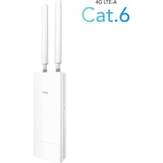 Cudy LT700 trådløs router Gigabit Ethernet Dual-band (2,4 GHz / 5 GHz) 4G Hvid
