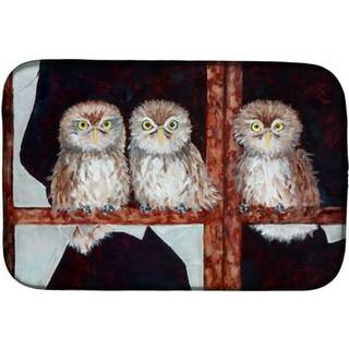 Ugler af Ferris Hotard Dish Drying Mat