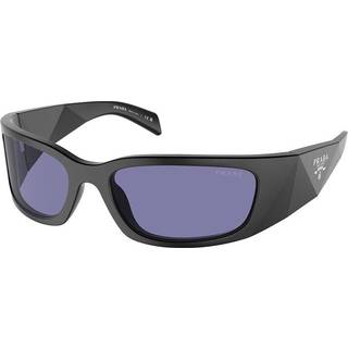 Prada Mand PR A19S 1BO40G Solbriller Acetat Sort Violet Sommerfugl Normal