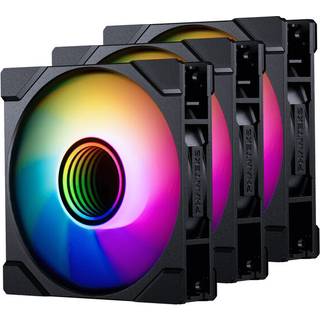 Phanteks M25 Gen2 120mm DRGB Reversed Ventilator 3pk (sort)