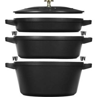 Staub Stackable Set Grydesæt 3-dele, Støbejern