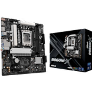 ASRock B860M-X Bundkort - Intel B860 - Intel LGA1851 socket - DDR5 RAM - Micro-ATX