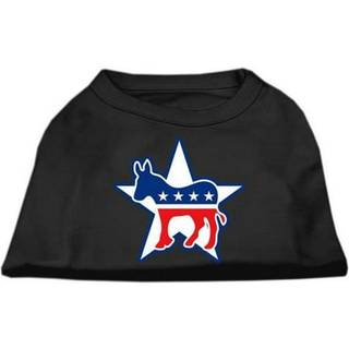 Demokrat skärmtryck skjortor svart xxxl