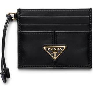 Prada Leather card holder - black - One Size