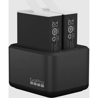 GoPro Dobbelt oplader + to Enduro-batterier til HERO11 Black eller HERO12 Black