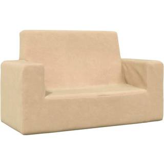 2-Personers Til Børn Blødt Plys - Creme / 2-sædet