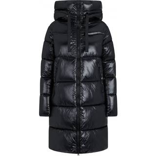 Isabel Hooded Coat D45510 W Black (M/L)