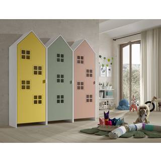 Børneskab sæt Casami BRUGES – flerfarvet (3 skabe)