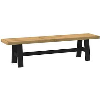 spisebænk NOAIN A-formede ben 180x40x45 cm massivt træ fyrretræ