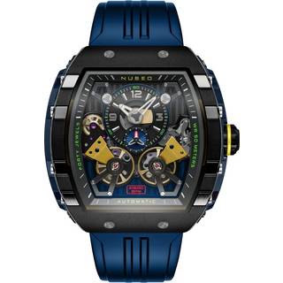 Nubeo NB-6100-01 Herrenuhr Magellan Double Barrel Automatik 48mm 5ATM