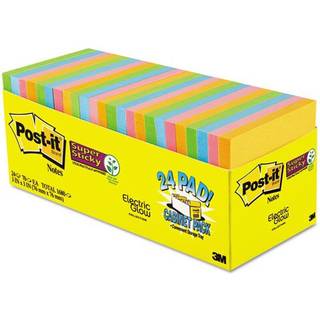 Post-It 65424SSANCP Super Sticky Notes 3-tommer x3-tommer 70 ark 24/pk Marrakesh