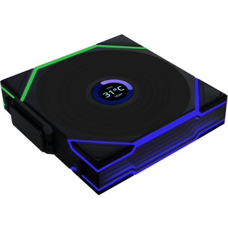 Lian Li UNI FAN TL Wireless LCD - Kabinet køler - 120mm - Sort - 32 dBA