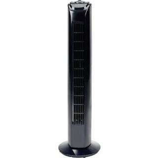Tårnventilator roterende, 3 hastigheder, sort - 81 cm