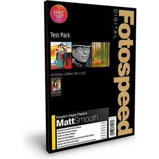 Fotospeed Fine Art Matt Smooth A4 Test Pack, 18 ark