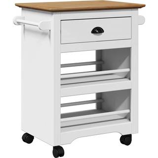 Køkkenvogn Bodo 67,5X45X80 Cm - Hvid og brun