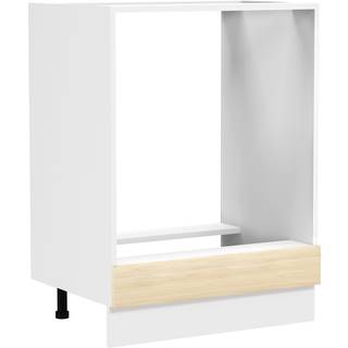 Fasola underskab køkken til komfur 60 cm eg dekor, hvid.