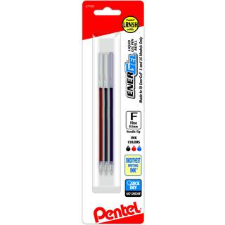 Pentel Refill Ink - For BLC35 Energel 3 & BLW355 Energel 2S Assortered (ABC) Ink 3 -Pk - LRN5HBP3M