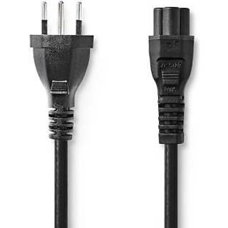 Nedis Power Cable | CH Type 12 | IEC-320-C5 | Straight | Straight | Nickel Plated | 2.00 m