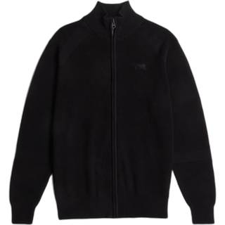 G-Star Detailed Full Zip Knit Jumper Black