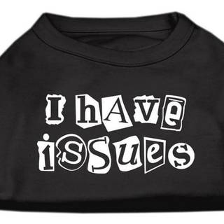 Jag har problem med skärmtryckt hundskjorta svart xxxl