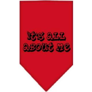 Det handlar om mig skärmtryck bandana röd stor