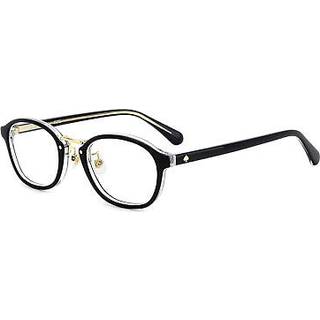 Kate Spade KS Kiki/FJ Asian Fit 807 49 Briller Kvinder Black - Black On Clear - 49mm