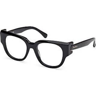 Max Mara Kvinde MM5183 001 Optiske stel Acetat Sort Rund Normal