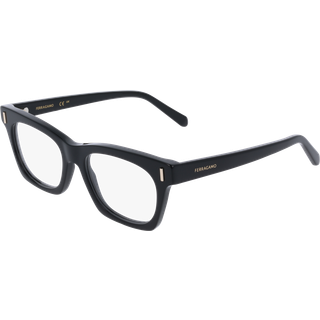 Ferragamo Donna SF3025 001 Optiske stel Acetato Nero Squadrata Normale