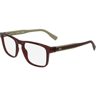 Lacoste Mand L2972 601 Optiske stel Bio-injekt Bordeaux Firkantet Normal