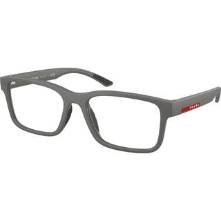Prada Linea Rossa Mand PS 01RV 16X1O1 Optiske stel Injiceret Grå Transparent Firkantet Normal