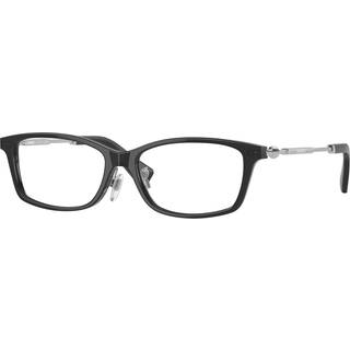 Burberry BE2414D Asian Fit 4112 55 Briller Mænd Krystalklar - Transparent Dark Grey - 55mm