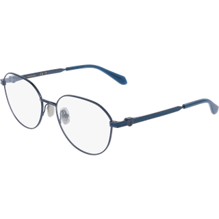Ferragamo Donna SF2236 414 Optiske stel Metallo Blu Normale