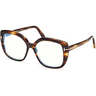 TOM FORD Kvinde FT6043-B 055 Optiske stel Acetat Havana Firkantet Normal