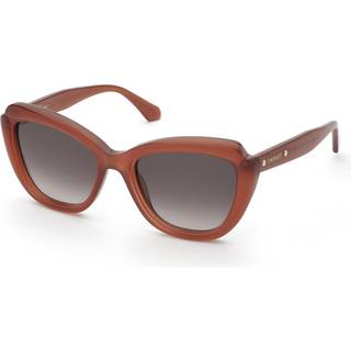 Twinset Kvinde STW069 09Y9 Solbriller Acetat Rød Brun Sommerfugl Normal Skygge