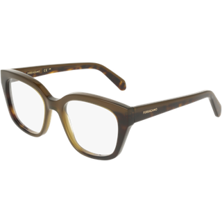Ferragamo Kvinde SF3023 338 Optiske stel Acetat Firkantet Normal